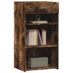 vidaXL Dulap, stejar fumuriu, 50x42,5x93 cm, lemn prelucrat