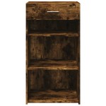 vidaXL Dulap, stejar fumuriu, 50x42,5x93 cm, lemn prelucrat
