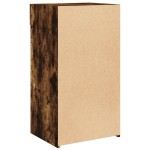 vidaXL Dulap, stejar fumuriu, 50x42,5x93 cm, lemn prelucrat