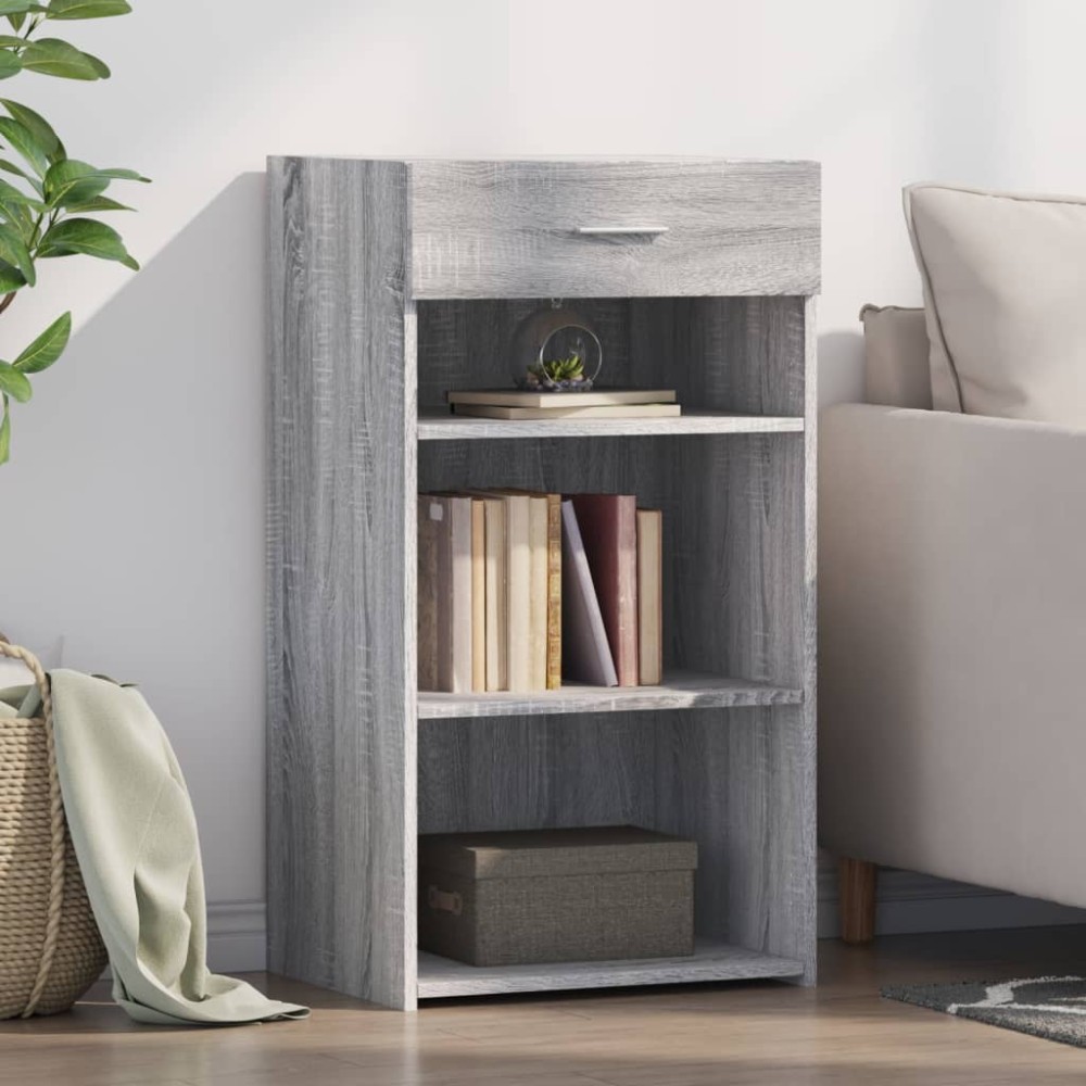 vidaXL Dulap, gri sonoma, 50x42,5x93 cm, lemn prelucrat