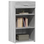vidaXL Dulap, gri sonoma, 50x42,5x93 cm, lemn prelucrat