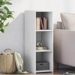 vidaXL Servantă, alb, 30x41x93 cm, lemn prelucrat vidaXL Servantă, alb, 30x41x93 cm, lemn prelucrat