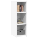 vidaXL Servantă, alb, 30x41x93 cm, lemn prelucrat vidaXL Servantă, alb, 30x41x93 cm, lemn prelucrat