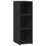 vidaXL Servantă, negru, 30x41x93 cm, lemn prelucrat