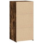 vidaXL Dulap, stejar fumuriu, 45x41x93 cm, lemn prelucrat
