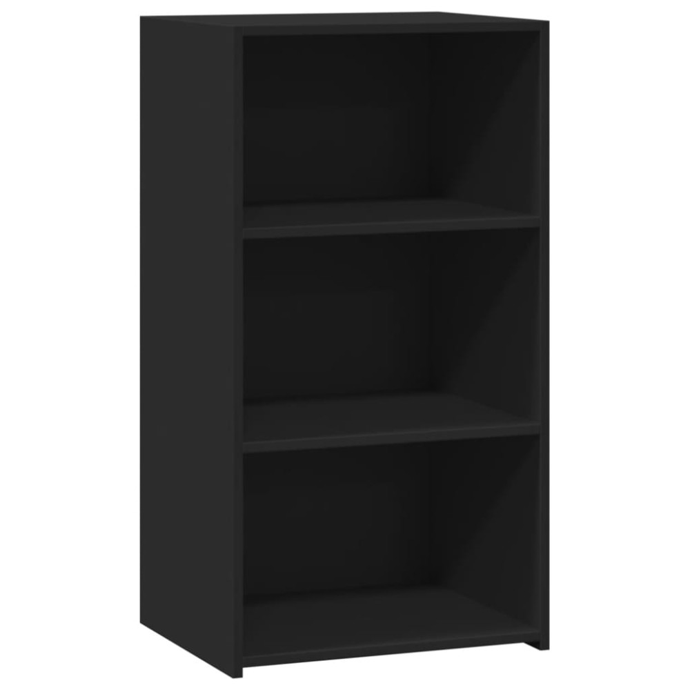 vidaXL Servantă, negru, 50x41x93 cm, lemn prelucrat