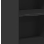 vidaXL Servantă, negru, 50x41x93 cm, lemn prelucrat vidaXL Servantă, negru, 50x41x93 cm, lemn prelucrat