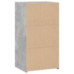 vidaXL Servantă, gri beton, 50x41x93 cm, lemn compozit vidaXL Servantă, gri beton, 50x41x93 cm, lemn compozit
