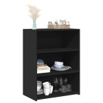 vidaXL Servantă, negru, 70x41x93 cm, lemn prelucrat