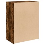 vidaXL Dulap, stejar fumuriu, 70x41x93 cm, lemn compozit
