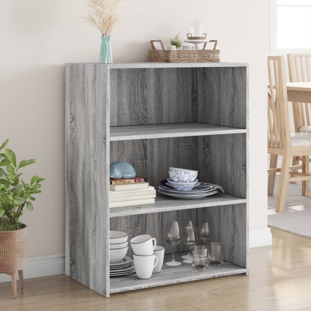 vidaXL Dulap, sonoma gri, 70x41x93 cm, lemn prelucrat