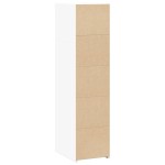 vidaXL Dulap înalt, alb, 30x41x124 cm, lemn compozit vidaXL Dulap înalt, alb, 30x41x124 cm, lemn compozit