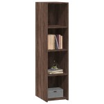 vidaXL Dulap înalt, stejar maro, 30x41x124 cm, lemn compozit vidaXL Dulap înalt, stejar maro, 30x41x124 cm, lemn compozit