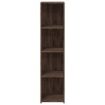 vidaXL Dulap înalt, stejar maro, 30x41x124 cm, lemn compozit vidaXL Dulap înalt, stejar maro, 30x41x124 cm, lemn compozit