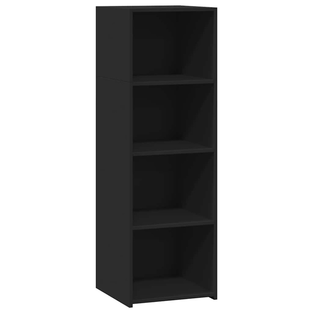 vidaXL Dulap înalt, negru, 40x41x124 cm, lemn prelucrat