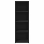 vidaXL Dulap înalt, negru, 40x41x124 cm, lemn prelucrat