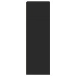 vidaXL Dulap înalt, negru, 40x41x124 cm, lemn prelucrat