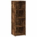 vidaXL Dulap înalt, stejar fumuriu, 40x41x124 cm, lemn prelucrat