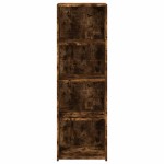 vidaXL Dulap înalt, stejar fumuriu, 40x41x124 cm, lemn prelucrat