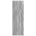 vidaXL Dulap înalt, gri sonoma, 40x41x124 cm, lemn prelucrat
