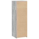 vidaXL Dulap înalt, gri sonoma, 40x41x124 cm, lemn prelucrat