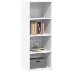 vidaXL Dulap înalt, alb, 45x41x124 cm, lemn prelucrat vidaXL Dulap înalt, alb, 45x41x124 cm, lemn prelucrat