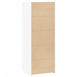 vidaXL Dulap înalt, alb, 45x41x124 cm, lemn prelucrat vidaXL Dulap înalt, alb, 45x41x124 cm, lemn prelucrat