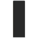 vidaXL Dulap înalt, negru, 45x41x124 cm, lemn prelucrat