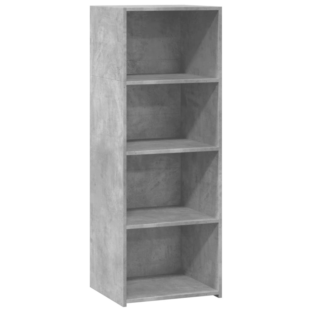 vidaXL Dulap înalt, gri beton, 45x41x124 cm, lemn prelucrat