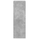 vidaXL Dulap înalt, gri beton, 45x41x124 cm, lemn prelucrat