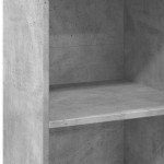 vidaXL Dulap înalt, gri beton, 45x41x124 cm, lemn prelucrat