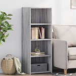 vidaXL Dulap înalt, gri sonoma, 45x41x124 cm, lemn prelucrat