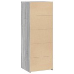 vidaXL Dulap înalt, gri sonoma, 45x41x124 cm, lemn prelucrat