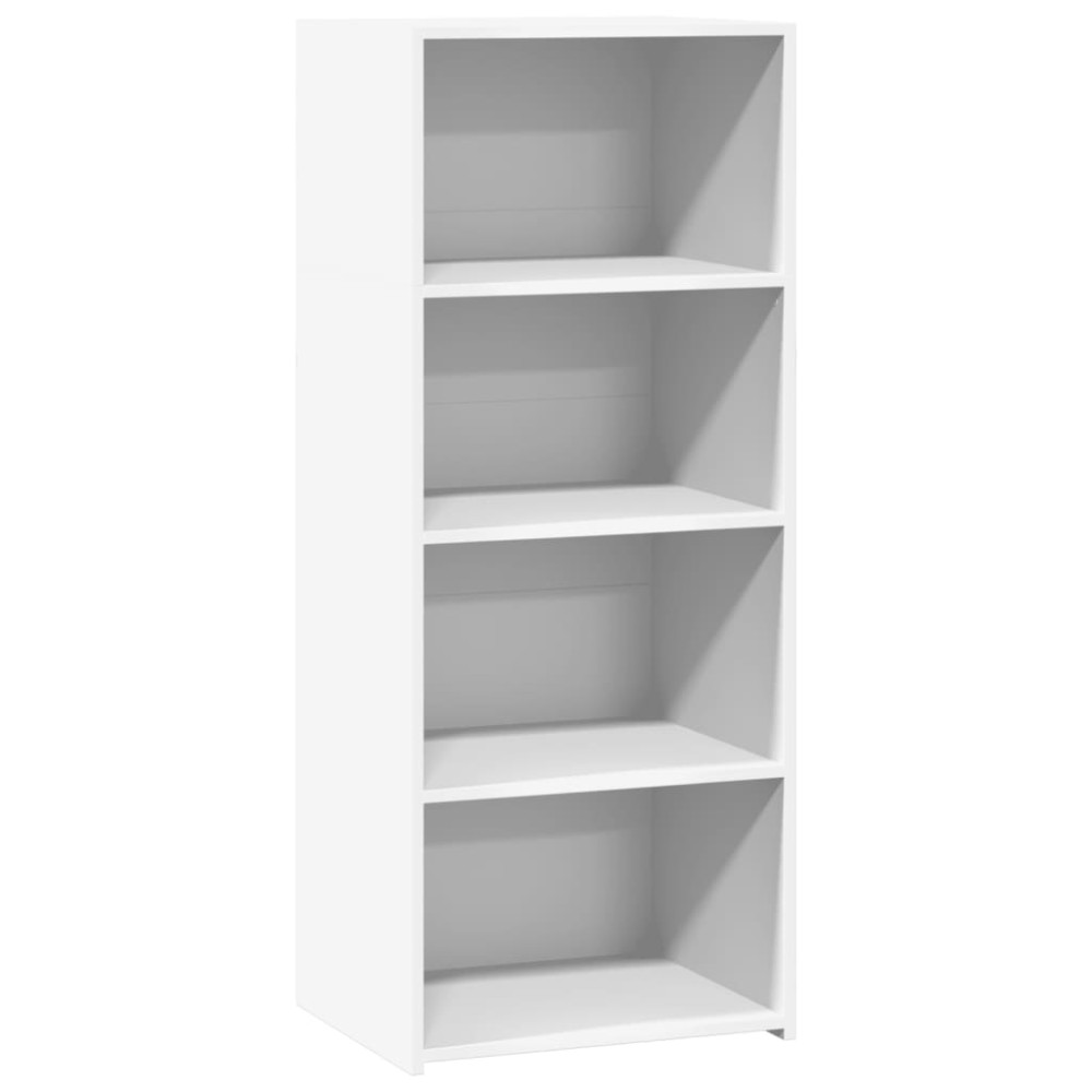 vidaXL Dulap înalt, alb, 50x41x124 cm, lemn prelucrat