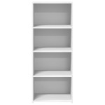 vidaXL Dulap înalt, alb, 50x41x124 cm, lemn prelucrat