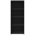 vidaXL Dulap înalt, negru, 50x41x124 cm, lemn prelucrat