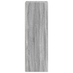 vidaXL Dulap înalt, sonoma gri, 50x41x124 cm, lemn prelucrat