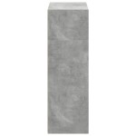 vidaXL Dulap înalt, gri beton, 70x41x124 cm, lemn prelucrat