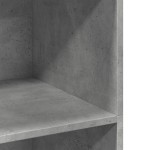 vidaXL Dulap înalt, gri beton, 70x41x124 cm, lemn prelucrat