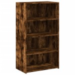 vidaXL Dulap înalt, stejar fumuriu, 70x41x124 cm, lemn prelucrat