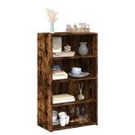 vidaXL Dulap înalt, stejar fumuriu, 70x41x124 cm, lemn prelucrat