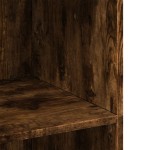 vidaXL Dulap înalt, stejar fumuriu, 70x41x124 cm, lemn prelucrat