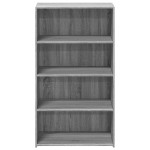 vidaXL Dulap înalt, gri sonoma, 70x41x124 cm, lemn prelucrat