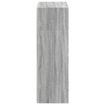 vidaXL Dulap înalt, gri sonoma, 70x41x124 cm, lemn prelucrat