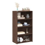 vidaXL Dulap înalt, stejar maro, 70x41x124 cm, lemn prelucrat