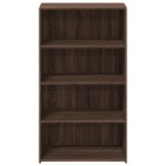 vidaXL Dulap înalt, stejar maro, 70x41x124 cm, lemn prelucrat