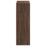 vidaXL Dulap înalt, stejar maro, 70x41x124 cm, lemn prelucrat