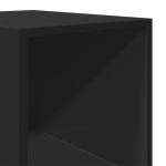 vidaXL Dulap înalt, negru, 30x41x185 cm, lemn prelucrat