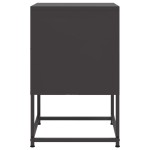 vidaXL Noptiere, 2 buc., negru, 36x39x60,5 cm, oțel vidaXL Noptiere, 2 buc., negru, 36x39x60,5 cm, oțel