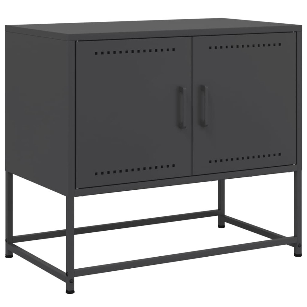 vidaXL Dulap TV, negru, 68,5x39x60,5 cm, oțel